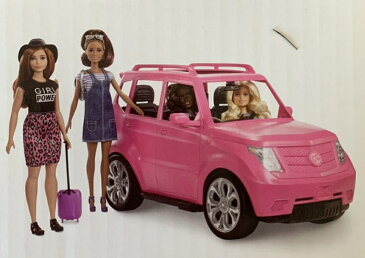 【SUV車とドール4体セット】 バービー付きBarbie/バービー/ドール/お人形Barbie/バービー/ドール/ドリームトピア【クリスマス】【コストコ通販】検索用:バービー/キッズ/Barbie