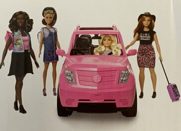 【SUV車とドール4体セット】 バービー付きBarbie/バービー/ドール/お人形Barbie/バービー/ドール/ドリームトピア【クリスマス】【コストコ通販】検索用:バービー/キッズ/Barbie