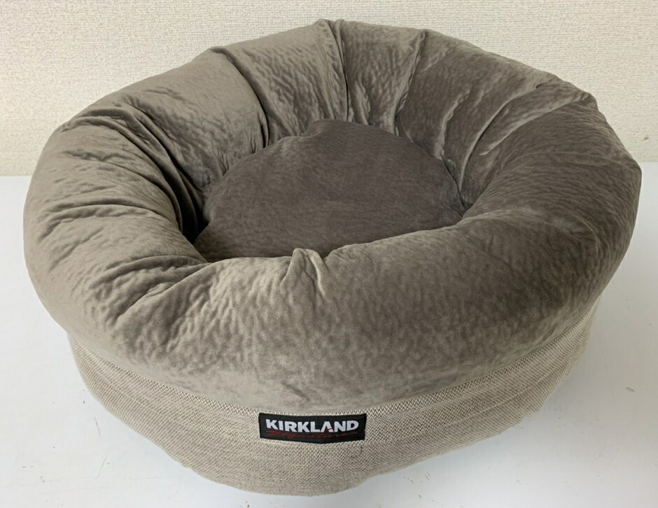楽天市場 即納品 送料無料 新商品 カークランド ネストペットベッド イタホイ 丸型 イタグレホイホイ 約61cm 21cm 小型 ペット 用 ネコ イヌ ベッド 昼寝 コストコ コストコ通販 グッドマム