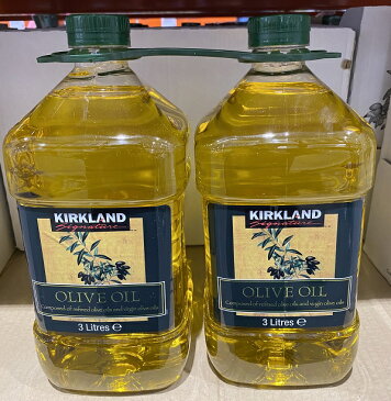 【新登場】【2本セット】【KIRKLANDカークランド】100％ピュアオリーブオイル　2.7k×2g/3L×2【PureOliveOil】　【パスタ・イタリア・天ぷら】【調味油・調味料】【輸入食材 輸入食品】【コストコ通販】