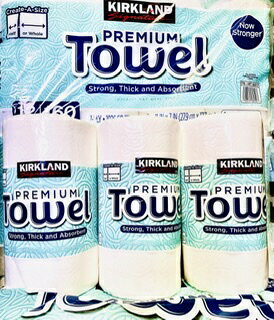 ★3ロール★【送料無料！】カークランド　KIRK　LAND　ペーパー　タオル　140シート　3ロール　2枚重ね【個別包装】　Paper　Towels 3roll【コストコ通販】