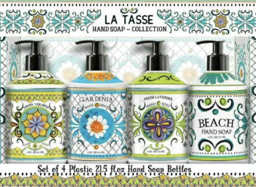 送料無料【大容量!4種セット】LA TASSE ハンドソープ 636ml×4種類4本セット LTハンドソープ ビーチの香り クリーミーココナッツの香り ガーデニアの香り スウィートオレンジの香り おしゃれ ボトル インテリア 殺菌 消毒 コストコ