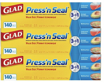 ★送料無料★ グラッド GLAD　PRESS'N SEAL　プレス　シール（プレスンシール）30cmX43.4m×3個【コストコ通販】グラッド グラット　楽倉