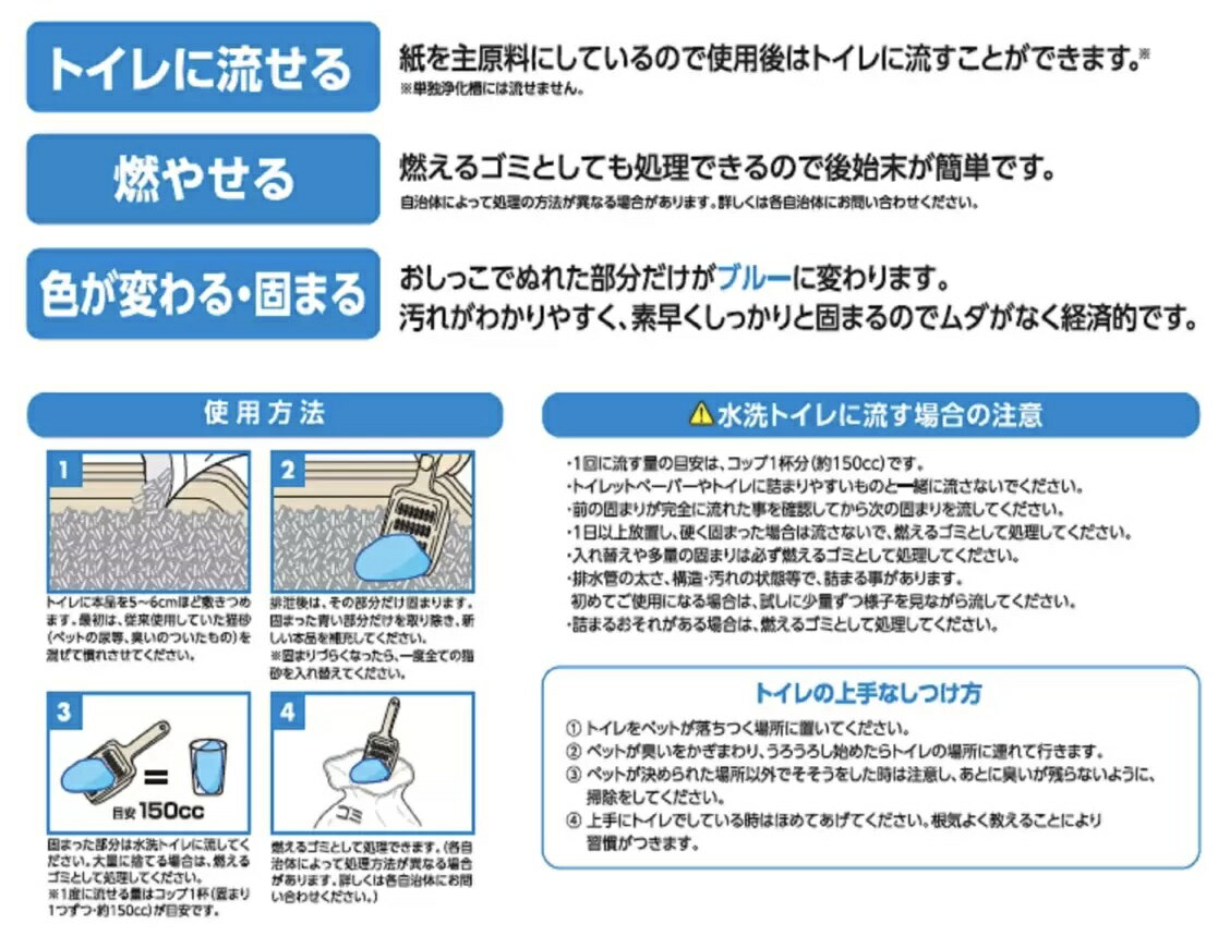 ★大容量18L！★ 猫砂 紙 固まる 流せる 再生パルプ 飛び散りにくい ペレットタイプ ネコ砂 18L ペーパーフレッシュ PFC-18L アイリスオーヤマ おしっこシート【コストコ通販】 2