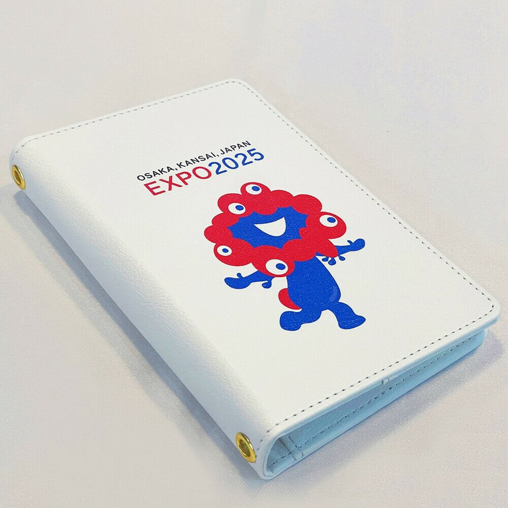 ミャクミャク 公認 グッズ パスポート ケース Expo 2025 万博 関西万博 旅行 トラベル カバー セキュリティー ポーチ カード グッズ 大人 子供 キッズ かわいい
