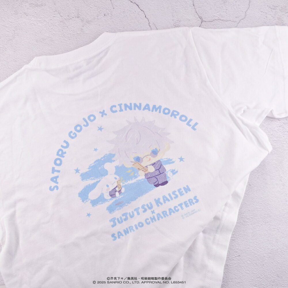 呪術廻戦 懐玉・玉折 × サンリオ キャラクターズ 公認 アニメ Tシャツ グッズ かわいい プリント Tシャツ かわいい メンズ Tシャツ かわいい プレゼント ペア Tシャツ 印刷 グッズ 大人 子供 キッズ イラスト かわいい