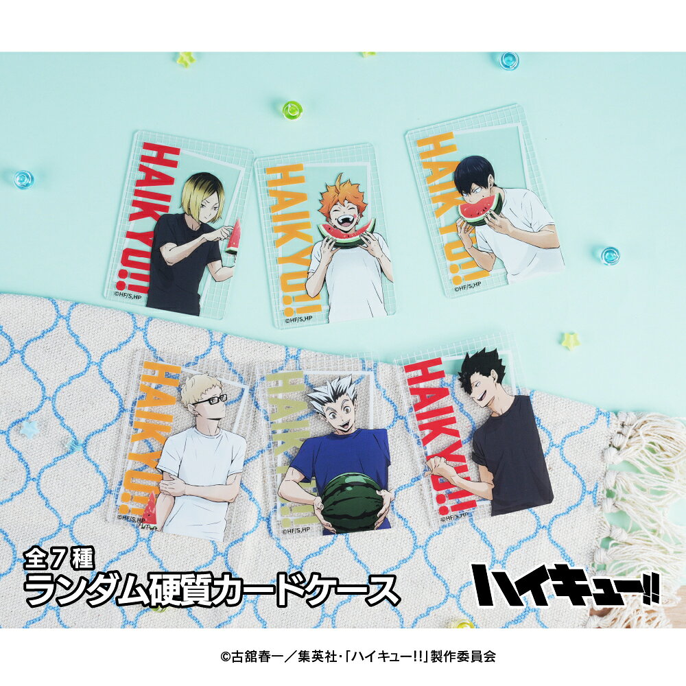 【予約 10月中旬以降発送】ハイキュー!! スイカ ランダム硬質カードケース アニメ 全7種 キャラクターグッズ