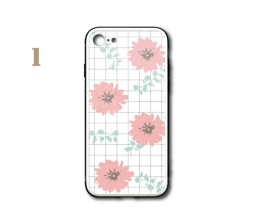 スマホケース iPhone ケース iPhone 17 17 Pro iPhone16e 16 16 Pro Plus iPhone15 iPhone14 14 Pro 14 mini ケース13 Pro iPhoneSE3 2 ガラス ケース 背面ガラス 強化ガラス 耐衝撃 花柄 パステル