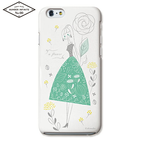 【No.INFINITE(ナンバーインフィニット)】iPhone6用デザインケース a flower by shimako