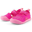 ニューバランス new balance YOCRSR CRSR v1 Sandal AE(ピンク) キッズ ジュニア サマーシューズ クルーザーサンダル スニーカー 女の子 男の子 子供靴 マジックテープ ベルクロ 横幅M アクアシューズ 水遊び 川 海 夏休み プール 水抜き穴 水陸両用 NB 2023春夏