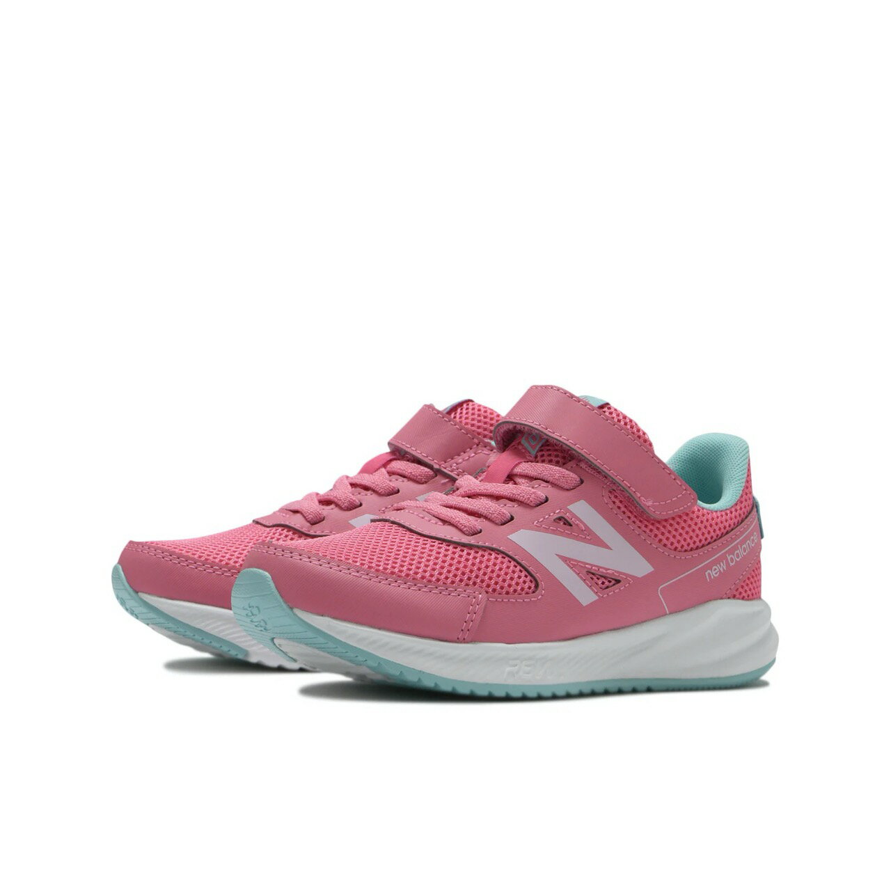 楽天きっとみつかる　グーシューズニューバランス new balance YT570 v3 PC3（ピンク） キッズ ジュニア シューズ スニーカー 女の子 男の子 子供靴 運動靴 マジックテープ ベルクロ NB 2023秋冬