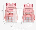 リュック 女の子 男の子 キッズリュック 大容量 リュックサック A4 子供用 カバン 軽量 かばん 丈夫 鞄 バッグ バックパック スクール 通学 小学生 修学旅行 旅行 おしゃれ 可愛い パープル 紫 ブルー 青 ブラック 黒 ピンク 入園 入学 遠足 ジュニア アウトドア お出かけ(4)