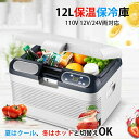 【12L 大容量 1年保証 】冷温庫 -10℃～65℃ 保冷保温 冷蔵庫 小型 進化版 ミニ冷蔵庫 家庭用 車載用 一台両用 小型冷温庫 保温庫 AC110V/DC12V電源式 保温/保冷 省エネ 軽量 一人暮らし小型 2WAY電源対応 静音 省エネ 父の日ギフト 実用的