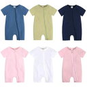 ベビー服 ロンパース 女の子 男の子 半袖 カバーオール ロンパース 新生児服 ロンパース 赤ちゃん 幼児 新生児 前開き 夏 ベビー ロンパース キッズロンパ...
