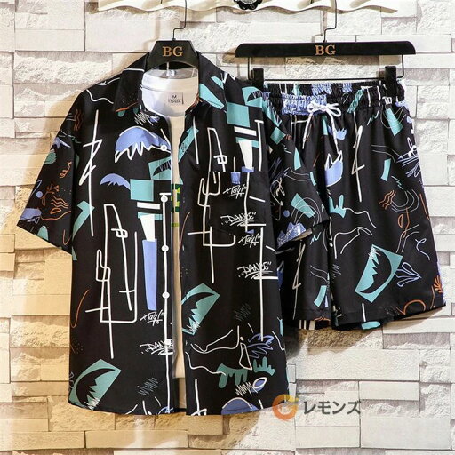 セットアップ 半袖 メンズ アロハシャツ ショートパンツ 2点セット 上下セット 夏 夏服 カジュアルシャツ 猫柄 総柄 ゆったり サマー 旅行 ルームウェア セットアップ 半袖 メンズ アロハシャツ ショートパンツ 2点セット 上下セット 夏 夏服 カジュアルシャツ 猫柄 総柄 ゆったり サマー 旅行 ルームウェア