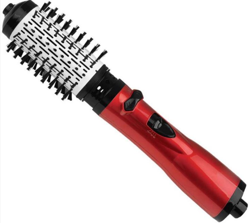 ヘアドライヤーブラシ、ヘアドライヤー、カーリングアイアン3-in-1ヘアドライヤースタイリングコームストレートヘアを回転させ、ヘアをカールさせるためのプロフェッショナルネガティブイオンセラミックホット