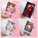 【送料無料】女性 石鹸素材 おしゃれ 枯れない花 バラ フラワー 誕生日プレゼント フラワーソープ ギフト ソープフラワー ギフト 花束