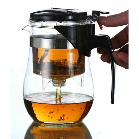 【送料無料】ティーポット ティーサーバー 急須 茶こし付 茶漉し おしゃれ 北欧 かわいい ボトル 紅茶 ガラス きゅうす リーフ ギフト お茶ポット 茶器