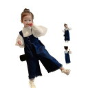 【送料無料】かわいい サロペット オーバーオール ベビー 赤ちゃん フリルパンツ 女の子 キッズ デニムオーバーオール