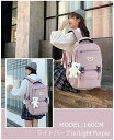 【送料無料】学生 通学 大容量 カバン レディース メンズ 旅行 バッグ 韓国 リュックサックA4 リュック バックパック(4)