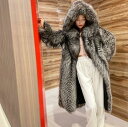 【送料無料】ボアコート あったか アウター 冬物 レディースファッション 高級 上着 おしゃれ フェイクファー 厚手(4)