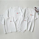 【送料無料】親子ペア 親子ペアtシャツ トップス 秋 夏 春 リンクコーデ 親子ペアルック 親子コーデ