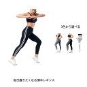 【送料無料】スリム スキニー ストレッチ ロング 薄手 サイドライン ラインレギンス スパッツ 9分丈 レディース ライン入り レギンス(4)