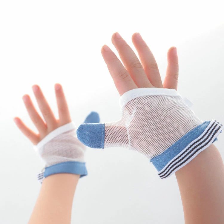 【送料無料】赤ちゃん 手袋 補正 ベビー 手袋 指しゃぶり対策 悪習癖 子ども 爪噛み防止 1双組セット てぶくろ 防止グッズ おしゃぶりガード