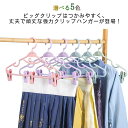 【送料無料】パンツハンガー スカート ボトムス スラックス すべらない 三つクリップ 強力クリップ 10本セット スーツハンガー