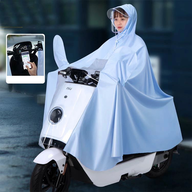 【送料無料】携帯 ユニセックス メンズ 原付 雨 レインウェア レディース リュック 防水 二重ツバ ポンチョ 雨合羽 レインポンチョ 自転車