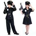 【送料無料】衣装 ハロウィン 双子 お巡りさん ポリス 警察制服 演出服 男の子 女の子 コスチューム 警察官 子供 ポリス 警察服 キッズ