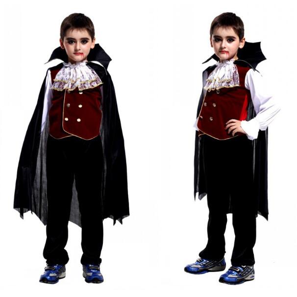 【送料無料】ホラー 悪魔 ハロウィン衣装 吸血鬼 キッズ ヴァンパイア 衣装 子供用 コスチューム 吸血鬼 ドラキュラ バンパイア 子供