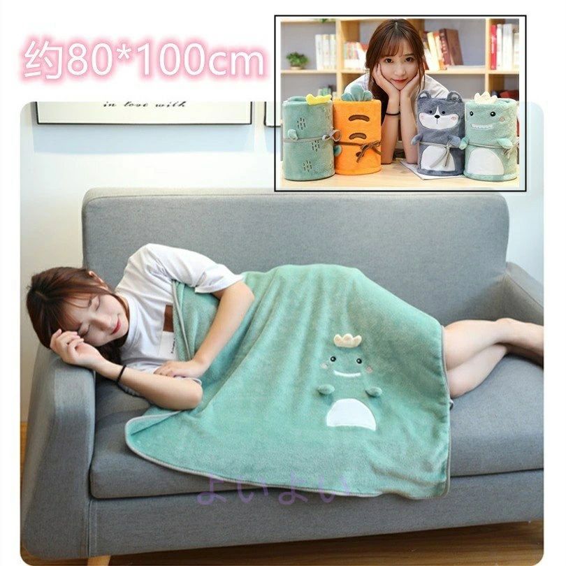 北欧 80×100 ひざ掛け 掛け毛布 膝掛け 膝掛け あったか 毛布 フランネル オフィス ひざ掛け ポンポン ..