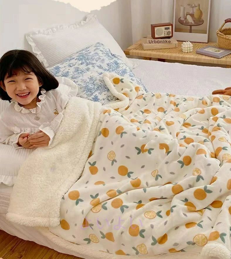 ポンポン 掛け毛布 ひざ掛け あったか 軽量 ひざ掛け 大判 暖かいブランケット ひざ掛け 北欧 毛布 ブ..