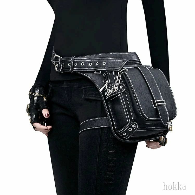 ウエストポーチ ヒップバッグ レッグポーチ レディース ホルスターバッグ バイク レ ウエストバッグ レ..