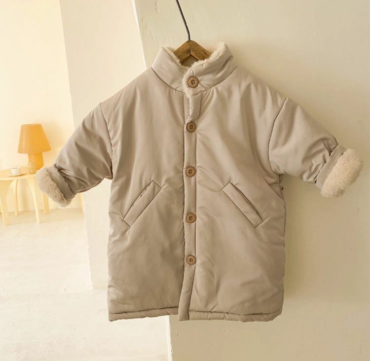ロングコート 冬服 女の子 コート コート キッズ ベンチコート 韓国 ベンチ ジュニア 中綿 子供用 中綿ジャケット 男の子 裏ボア 2