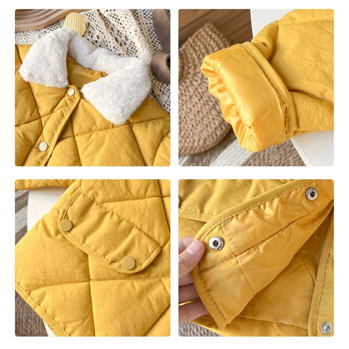 キッズコート 子供服 中綿コート 暖かい トップス おしゃれ 女の子 厚手 冬服 90-130 ロングコート キッズ 子供コート アウター