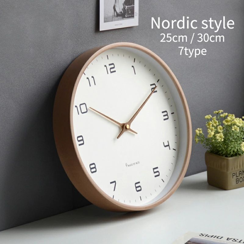 見やす かわいい かべ掛け時計 掛時計 時計 北欧 壁時計 軽量 アナログ 壁掛け 非電波時計 おしゃれ 静音