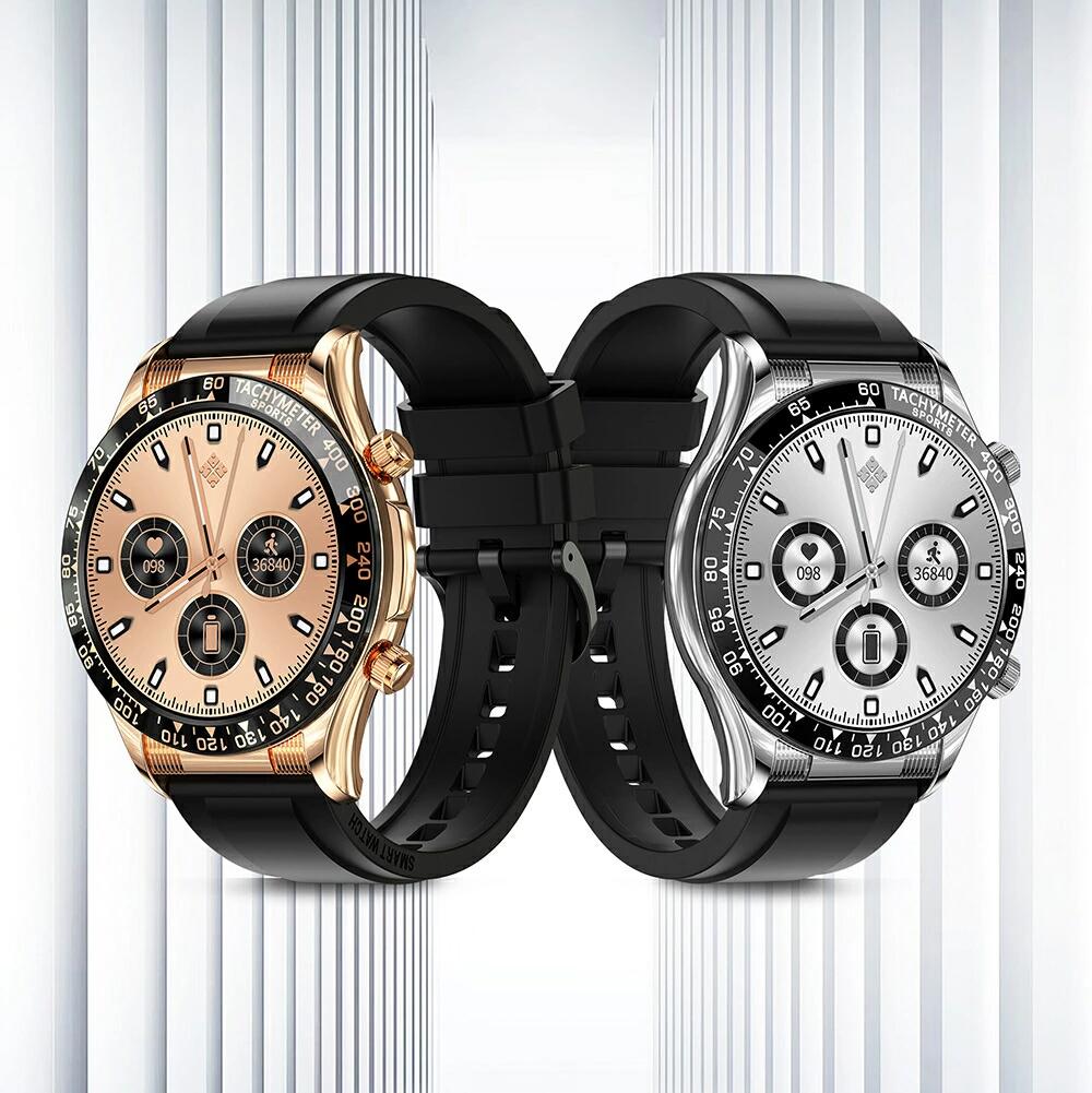 2025 人気 スマートウォッチ 日本製センサー通話機能付き ，ビジネススタイル腕時計，多機能管理，万歩..