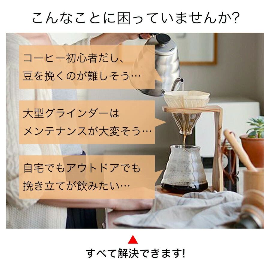 コレス コーングラインダー 電動 コーン式 低速回転 極細挽き 粗挽き 無段階調節 直下式 直下式構造 コ..