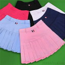 インナーパンツ付スカート レディース ゴルフ ゴルフ ゴルフウェア かわいい ペチパンツ付属 丈短め ショート丈 スカート