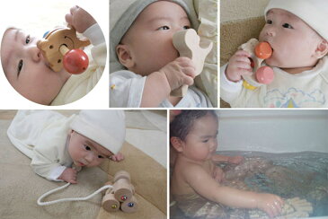 【送料無料】●赤ちゃんのおもちゃ箱セット（Aタイプ）木のおもちゃ 出産祝い 車 日本製 カタカタ はがため 歯がため おしゃぶり 赤ちゃん がらがら 男の子 女の子 3ヶ月 4ヶ月 5ヶ月 6ヶ月 7ヶ月 8ヶ月 9ヶ月 10ヶ月