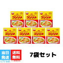 味の素 コンソメ 顆粒 50g 7袋セット AJINOMOTO 洋風スープの素 スープ野菜 送料無料 味の素 コンソメ 顆粒 50g 7袋セット AJINOMOTO 洋風スープの素 スープ野菜 送料無料 【味の素KK コンソメ 顆粒 袋の商品詳細】●じっくり煮込んだお肉と香味野菜のコクがギュッと詰まった洋風スープの素です。●お好みの肉や野菜と一緒に煮るだけで、いつものスープや煮込み料理などが、一層おいしくなります。【品名・名称】乾燥スープ(コンソメ)【味の素KK コンソメ 顆粒 袋の原材料】食塩(国内製造)、乳糖、砂糖、食用加工油脂、野菜・肉エキス(はくさいエキス、チキンエキス、ビーフエキス、酵母エキス発酵調味料、食用油脂)、香辛料、酵母エキス、しょうゆ、果糖、キャベツエキス、オニオンエキス、野菜エキス／調味料(アミノ酸等)、酸味料、(一部に小麦・乳成分・牛肉・大豆・鶏肉を含む)【栄養成分】小さじ2杯(5.3g)当たりエネルギー：12kcal、たん白質：0.38g、脂質：0.24g、炭水化物：2.2g、食塩相当量：2.5g【アレルギー物質】小麦、乳成分、牛肉、大豆、鶏肉【保存方法】常温にて保存 2