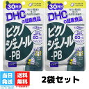 DHC ピクノジェノール-PB 30日分 60粒 2個セット サプリメント サプリ ビタミン ビタミンc ピクノジェノール ビタミンa ビタミンe 美容 健康 ディーエイチシー 健康食品 送料無料