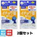 DHC イチョウ葉 脳内α 20日分 60粒入り 2個セット サプリメント 機能性表示食品 ディーエイチシー サプリ 送料無料 その1