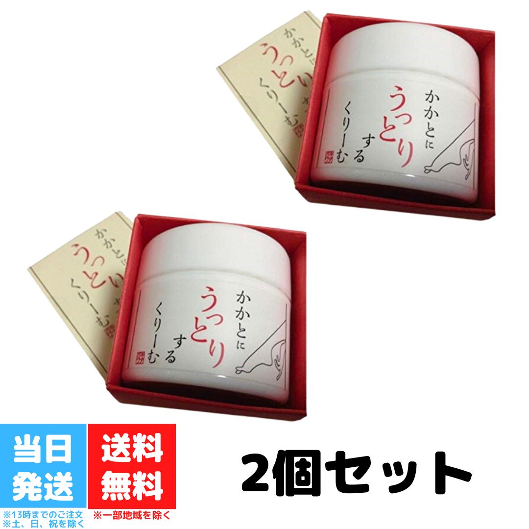 かかと クリーム つるつる かかとにうっとりするくりーむ 50g 2個セット エーアンビー かかとクリーム 角質除去 ケア ひび割れ 乾燥 保湿 角質除去 保護 プレゼント ギフト 送料無料