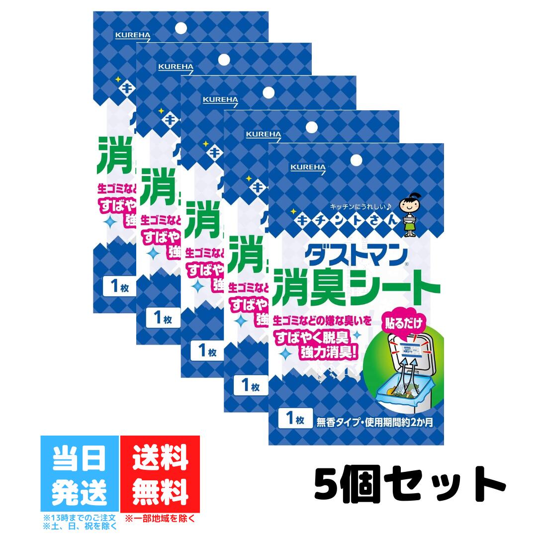 ダストマン 消臭シート 1枚入 5個セット 生ゴミ キッチン キチントさん