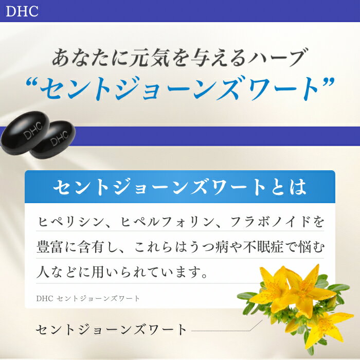 DHC セントジョーンズワート 30日分 120粒 2個セット ディーエイチシー セントジョーンズ 元気 ハーブ フラボノイド ヒペルフォリン 睡眠 健康 サプリ サプリメント 送料無料 3