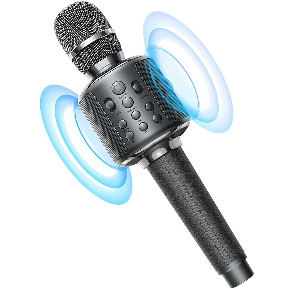 カラオケマイク Y11S 製品名 GOODaaa カラオケマイク 型番 Y11S Bluetooth規格 Bluetooth Ver.5.0 Bluetooth通信距離 8－10m バッテリー容量 3000mAh 仕様 【高音質カラオケマイク】 GOODaaaのカラオケマイクは、ポータブル設計と優れた音響性能を兼ね備え、快適なカラオケ体験を提供します。高音質スピーカーを内蔵しているため、面倒な初期設定は不要で、すぐにカラオケをお楽しみいただけます。最新のBluetooth5.0技術により、安定したワイヤレス接続を実現。歌唱時の遅延や音飛び、音切れを抑え、クリアな音声をお届けします。また、周囲の雑音を軽減しながら声をしっかり拾います。※カラオケアプリでボーカル除去機能を使用することをおすすめします。 【イヤホンモニタリング対応】 スピーカーで大音量再生してみんなで楽しむのはもちろん、3.5mmイヤホンを使用すれば、周囲に配慮しながら一人カラオケや練習も可能です。 【デュエットモード＆エコー機能搭載】 デュエットボタンを押すだけで、2本のマイクを簡単に接続し、同時に歌唱可能。さらにエコー調整機能により、まるでカラオケボックスにいるかのような臨場感を演出します。 【高品質設計】 細部までこだわった一体型デザインを採用。高級感のあるレザーハンドルは握りやすく、汚れにも強い仕様です。3000mAhの充電式バッテリーを内蔵し、約3時間の充電で最大10時間の連続使用が可能です。フック付きの丈夫なPU収納ケースが付属し、持ち運びや保管にも便利です。 【ポータブル＆多機能】 室内パーティー、アウトドア、車内、旅行など、さまざまなシーンで活躍。音量調整、録音、ボーカルカット、TFカード再生など、多彩な機能を搭載しています。カラオケ好きの方へのギフトにも最適です。 【安心の認証・保証】 本製品は技適認証を取得済み。日本国内で正規販売されている製品ですので、安心してご使用いただけます。ご購入日より1年間のメーカー保証付き。万が一不具合がございましたら、お気軽にお問い合わせください。 パッケージ内容 Y11Sカラオケマイク×1 PU収納ケース×1 USB充電ケーブル×1 オーディオケーブル×1 日本語取扱説明書×1 マイクスポンジ×1 【注意事項】 ・当店の商品は全て国内から配送されます。 ・国内配送の商品は国内でのお買い物と同じく消費税が発生いたします。関税はかかりません。 ＊色がある場合、モニターの発色の具合によって実際のものと色が異なる場合がある。