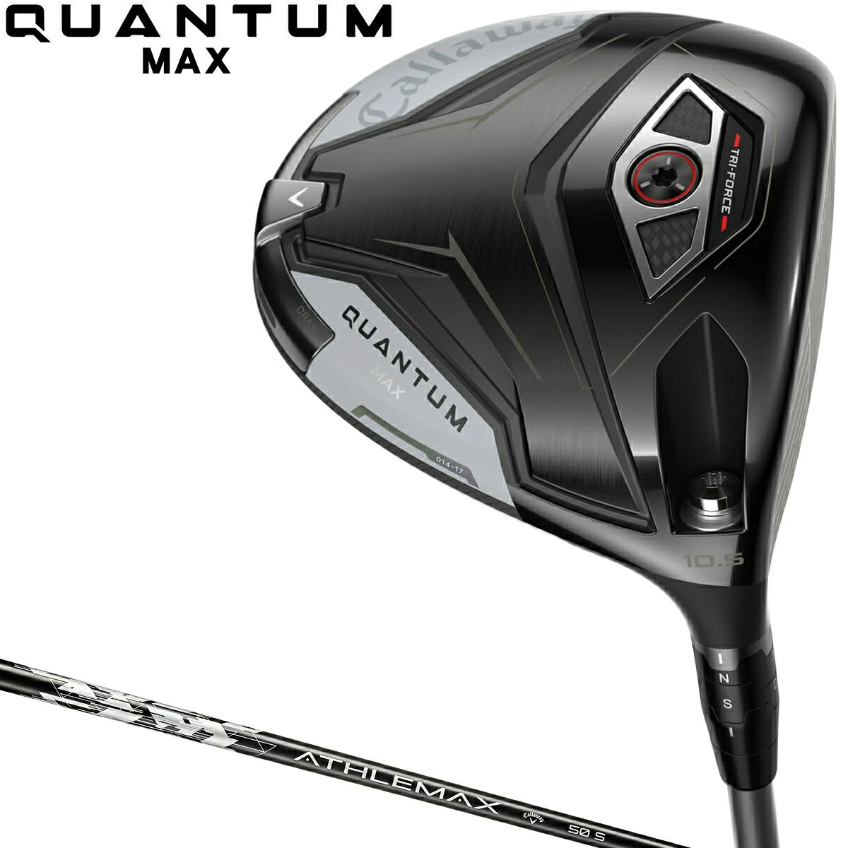 Callaway QUANTUM MAX Driver (Japan Genuine Product) with ATHLEMAX 50 Carbon Shaft - 2026 New Product - Golf Club - 2026 Model